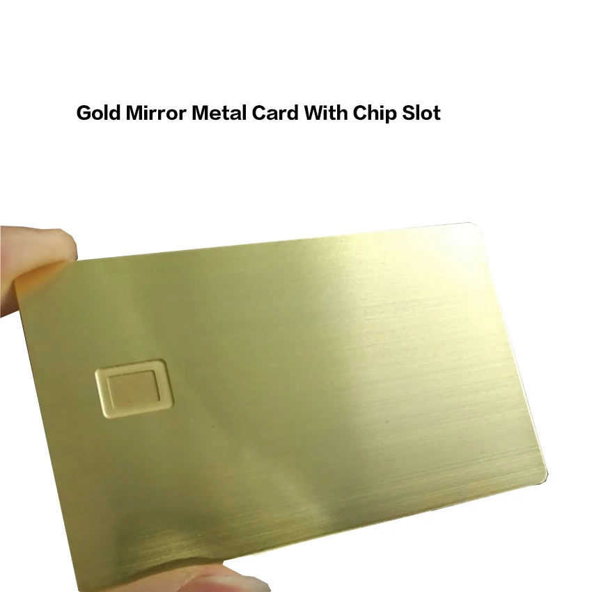 Визитница RFID NFC металлическая печатная матовая пустая карта из нержавеющей