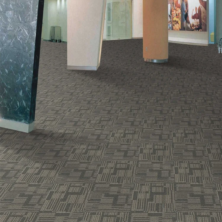 Xnuoao Wholesale PP carpets tile Improved Bitumen backing machine made carpet tiles business commercial office square carpet