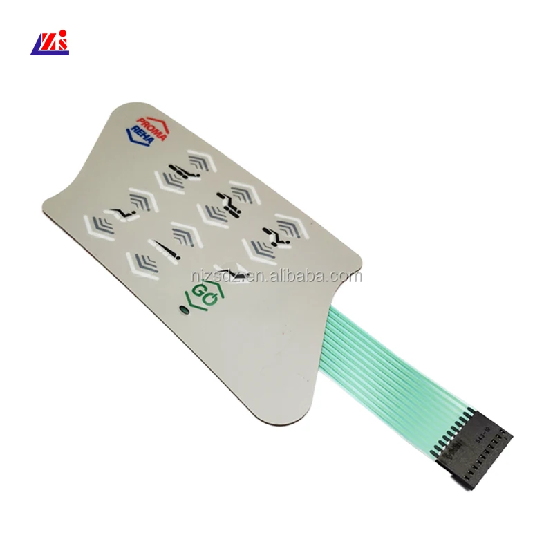 Printing Lexan Embossed Buttons Label Sticker