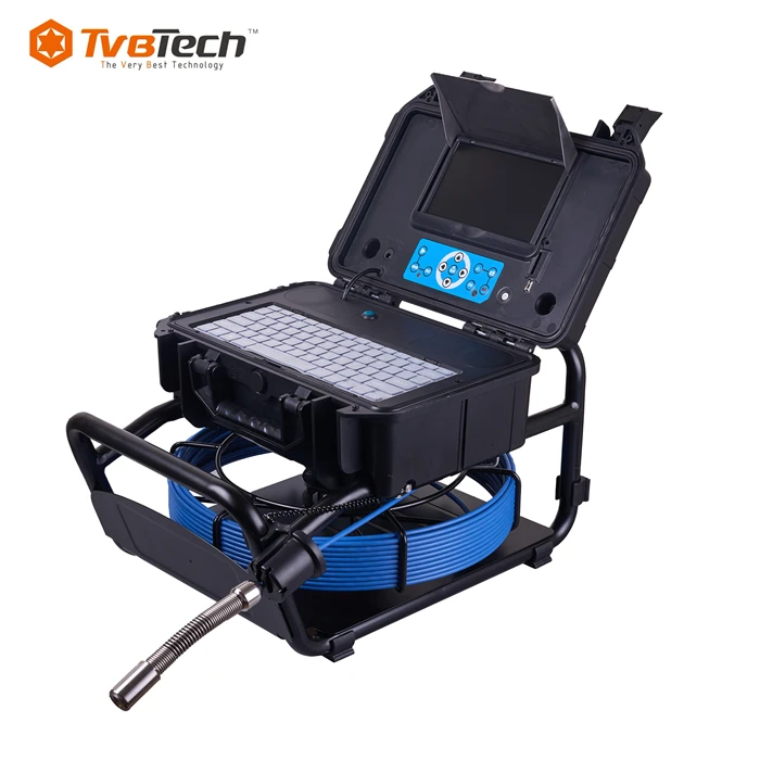 TvbTech Industrial Video Borescope for Boiler Tube Pipe Inspection Camera, with Recording And Meter Counter Function