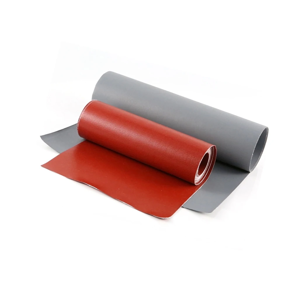 Chinese silicone impregnated fiberglass cloth fireproof silicone coated glass fiber fabric