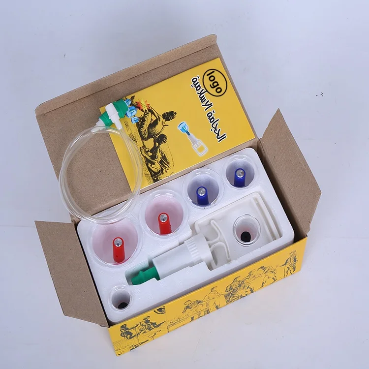 Cupping Equipment Set 6PCS Plastic Vacuum Chinese Cupping Cups Wholesale
