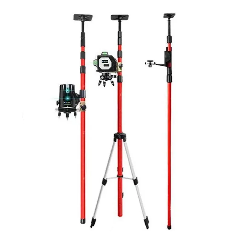 Удлинительный кронштейн для лазерного уровня, адаптер, потолочный Нивелир, Телескопический штатив для лазерного уровня с 1/4 дюйма и 5/8 дюйма