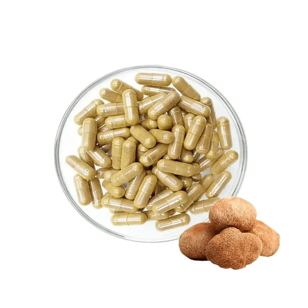 Herbal Capsule OEM Lions Mane Extract Nutritional Supplement Immune Support Mushroom Capsules  Brain Booster and Memory