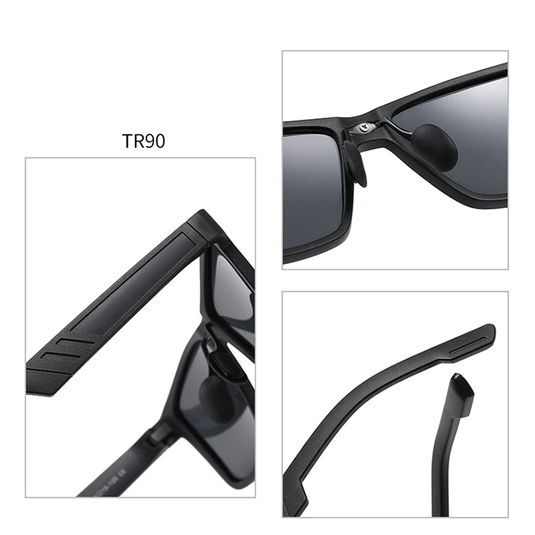 Classic Men Polarized Sunglasses For Outdoor Riding UV400 Hot Sale Night Vision Lens Trend Glasses