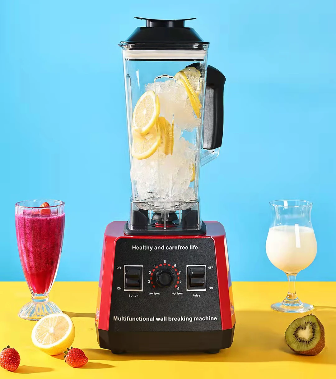 Custom Smoothie Made Food Mixer And Processor Heavy Duty Machine Kitchen Domestic Durable Motor Home Blender