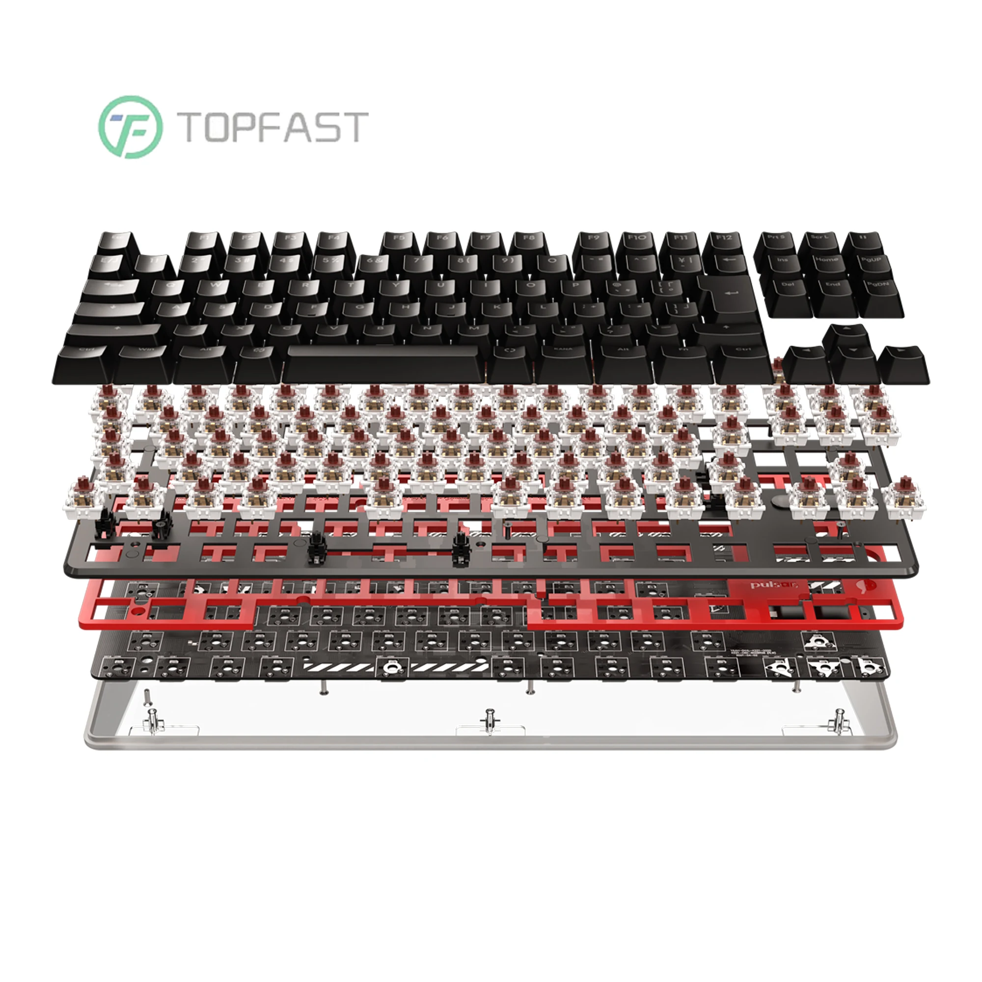 Универсальная клавиатура с чехлом для клавиш «сделай сам», клавиатура с переключателями, Заводская клавиатура на заказ, Механическая игровая клавиатура Gateron axis