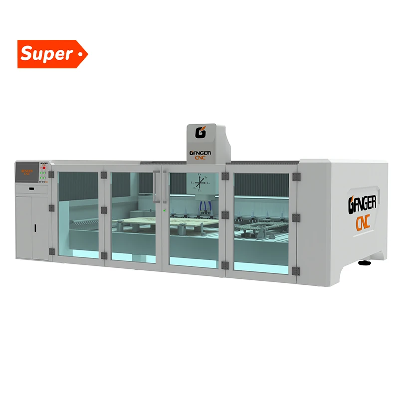 GANGER CNC Machinery Automatic stone countertop edge profiling and polishing machine CNC 3 Axis Stone Processing Center
