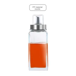 320ml glass square oil can kitchen utensils leak proof bottle vinegar bottle