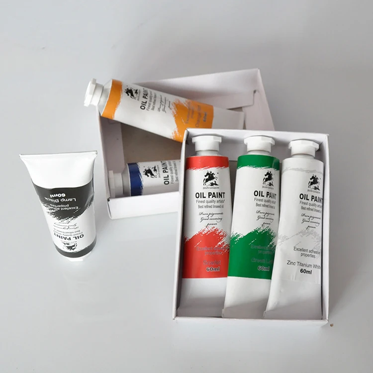 Great Value Art 60ml Oil Paints for Artists Craft Painting Supplies for Kids, Students & Beginners