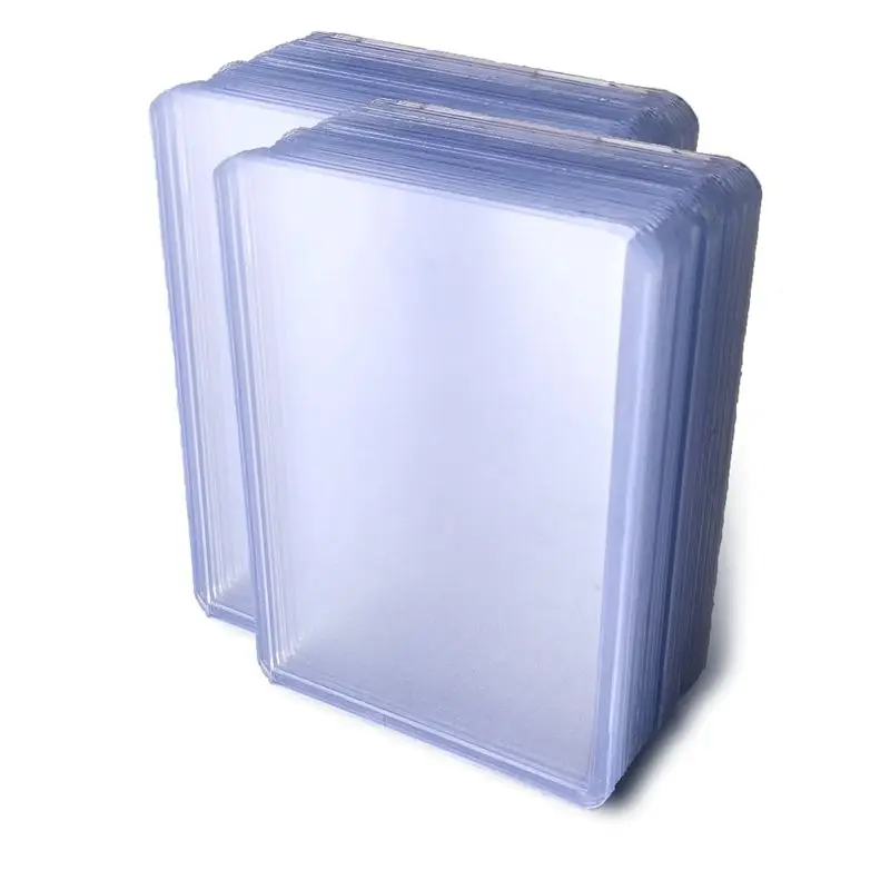 Toploader Card Protector Pvc Sports Cards Holder Sleeve Trading Top Loader 3x4 Toploader 35pt Card Sleeve