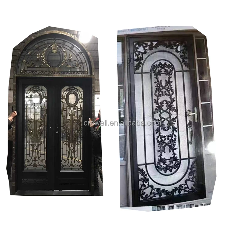 Crewell curved  stair railing  steel fence  railing swivel bracket  custom wrought iron balcony railing designs balcony railings