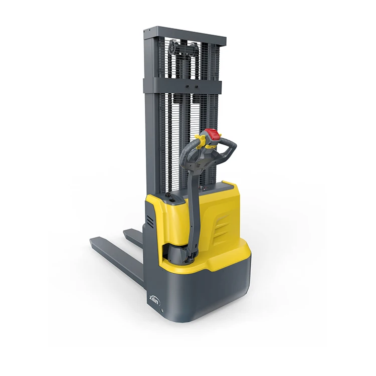 Шилин 1000 кг 2200lbs 1,6 м супер легкий полный Электрический иди и болтай Walkie укладчика для низкого уровня для штабелирования