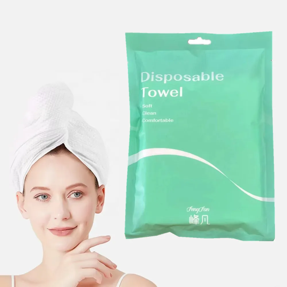 ECO-Friendly Disposable Salon Hairdressing Towels Nonwoven Disposable Hairdressing Towels Disposable Hair Towel