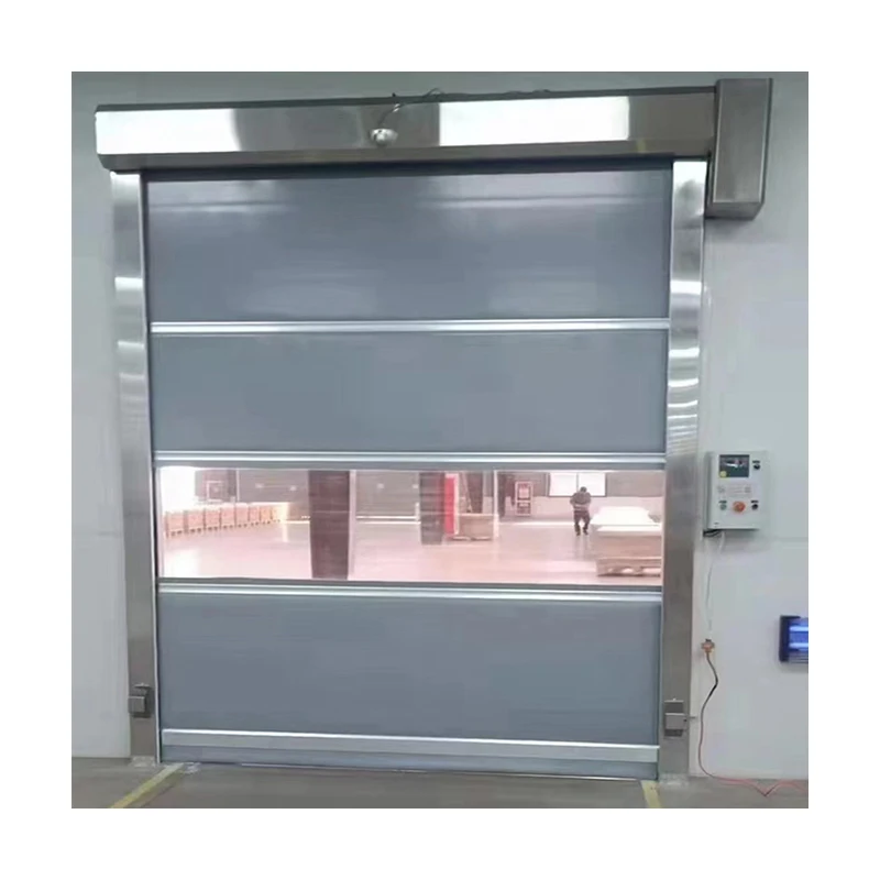 High Quality Industrial PVC High-Speed Automatic Door Dustproof Workshop Building Gates