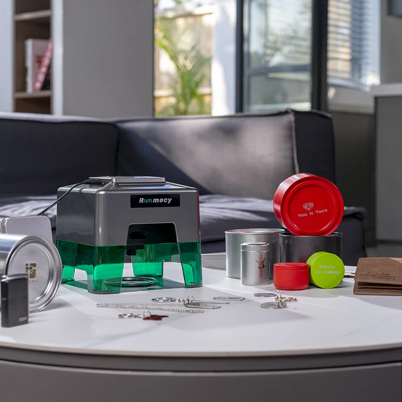 Home Lazy Logo Label Wood Glass Cutting Machine Engraving Machine Office Jewelry Stainless Steel Small Laser Engraving Machine