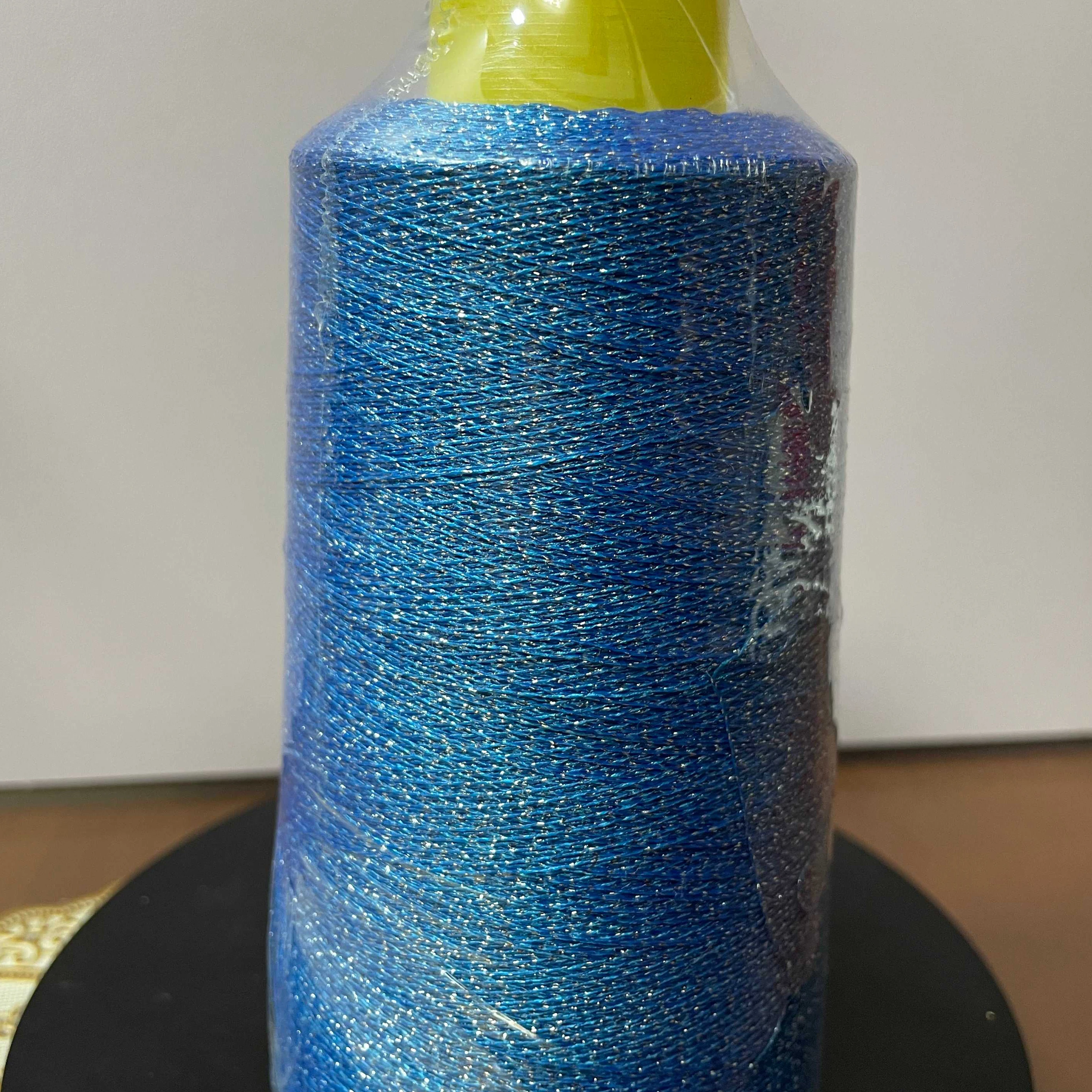 Factory Online Wholesale Skeins Glittery Cotton Hand Knitting Yarn For Knitting