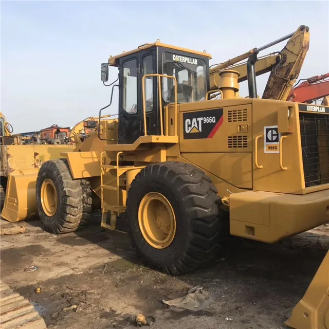 Подержанный фронтальный погрузчик cat 966G с хорошим рабочим состоянием