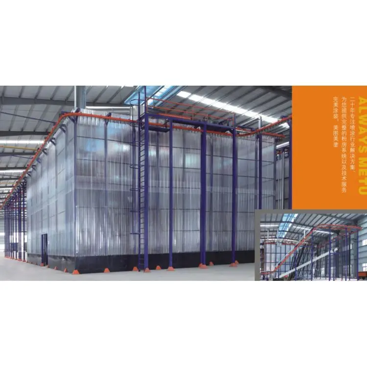 Best Manufacturer Automatic Powder Coating Spray Line Equipment
