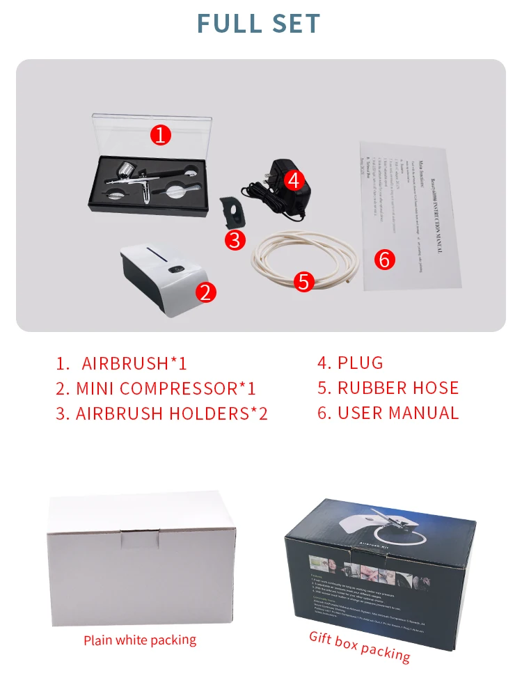 mini professional complete cake decorating airbrush compressor professional cake makeup airbrush kit