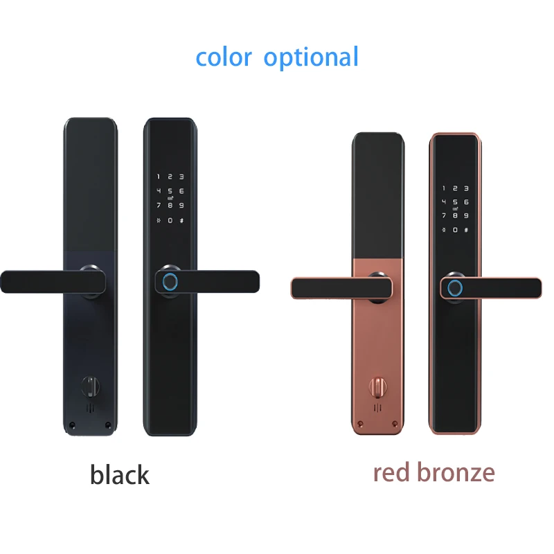 Best price card code access Fingerprint gate smart door locks ttlock tuya smart door lock