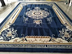 Custom Shape Floor Mats Hand Carved Designer Brand Logo Rugs Home Use Tufted Rug