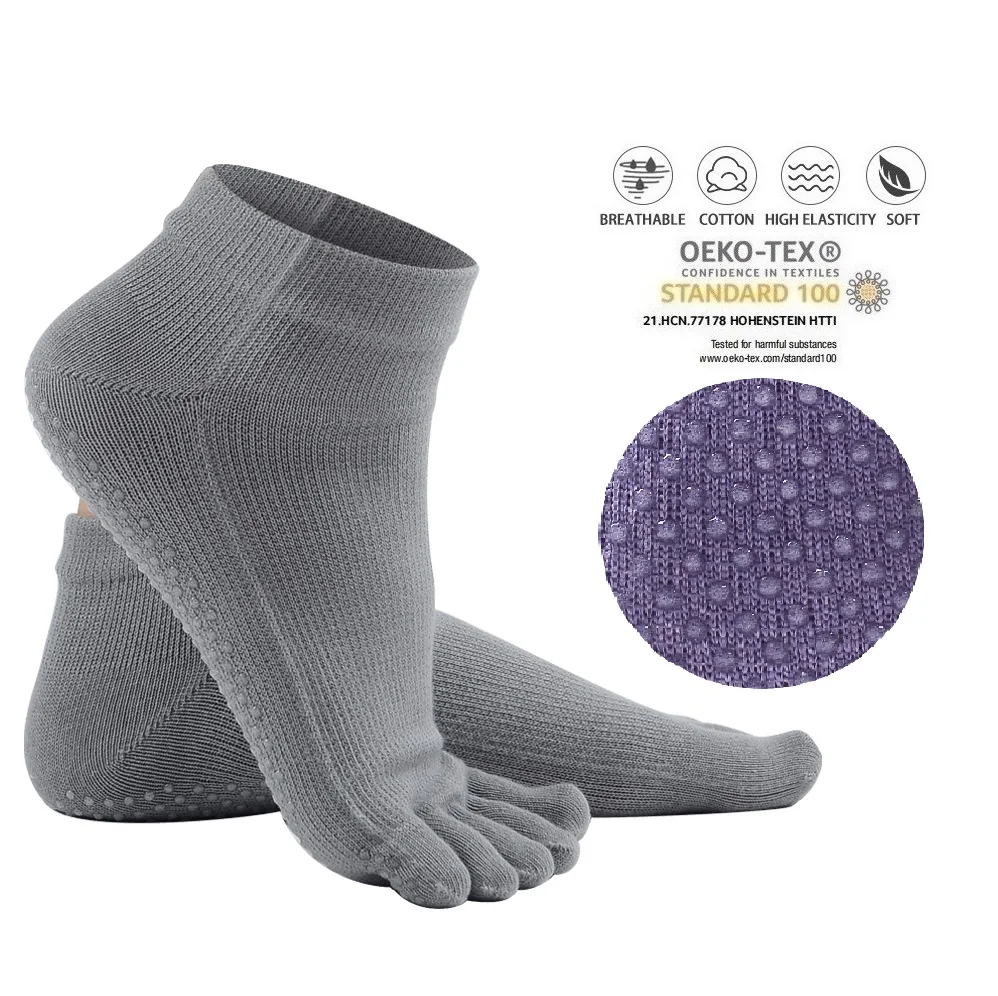 Non Slip Barre Ballet Socks Non Skid Grip Pilates Half ,Full Toe Best Yoga Half,Full Toe Yoga Pilates socks