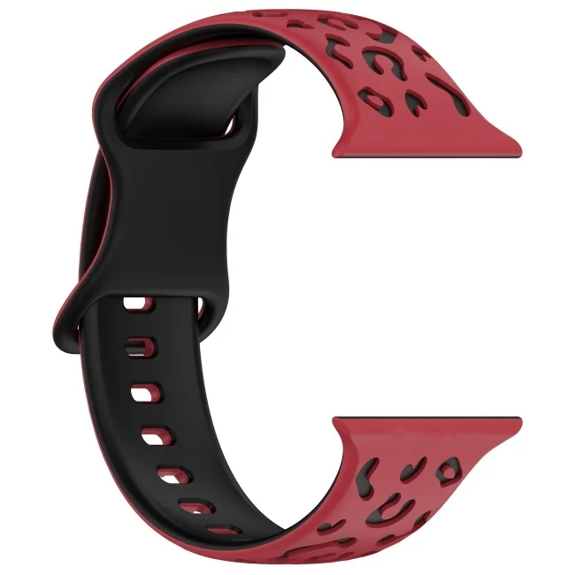 2024 ремешок из мягкой силиконовой резины классический смарт-Спорт несколько моделей узор силиконовый 38/42/44/45/49 мм