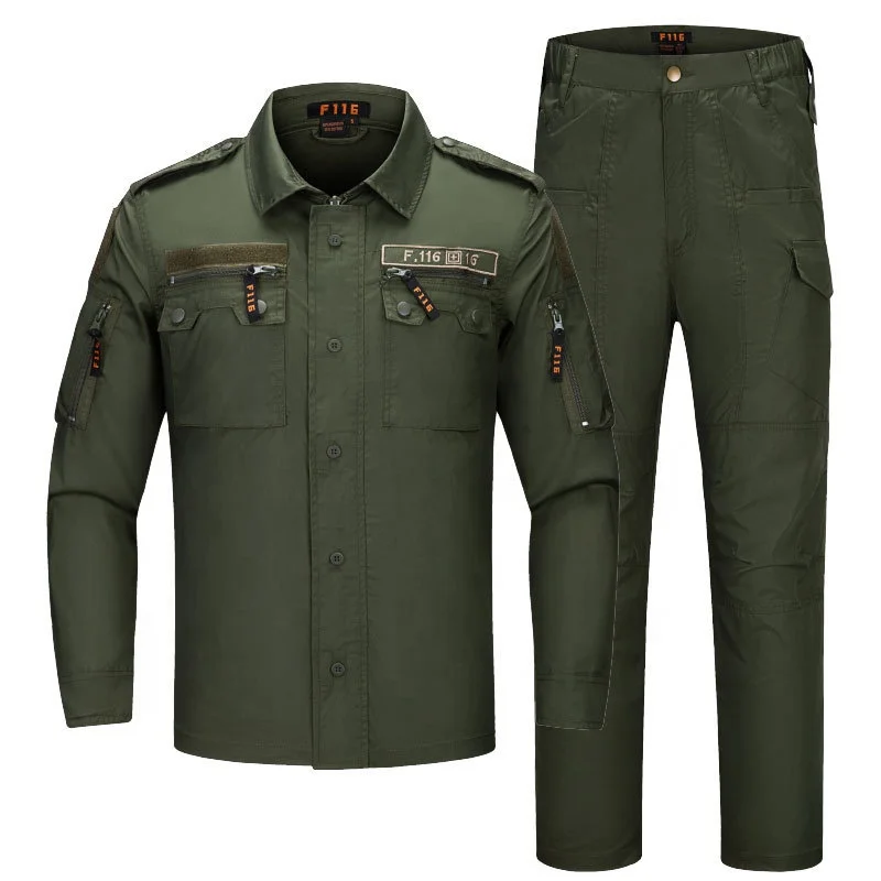 YAKEDA F116 Rip-stop Combat Suit Twill Breathable Tactical Clothes UniformeTactico Camouflage Combat Tactical Uniform