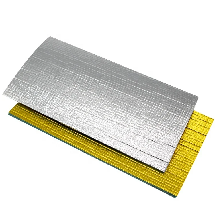 Deformation resistance double layer side aluminum foil colored pe epe foam insulation material,shield foil aluminum foam xpexpe