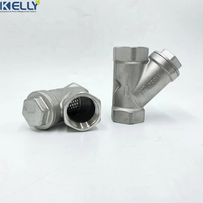 1inch CF8M Threaded fitting  Y type Strainer 304/316L Stainless Steel