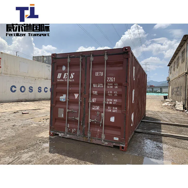 Wholesale New Sea Containers Commercial International Standard 20GP Steel Used 20 Ft Cargo shipping container