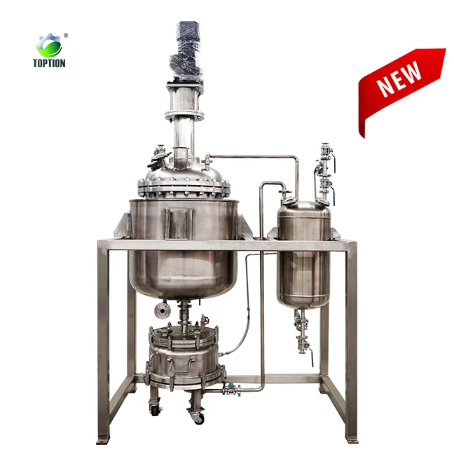 Stainless Reactor Cbd Filter Reactor Crystallization Reactor Equipment Stainless Steel 50L 220V 60HZ CE,ISO