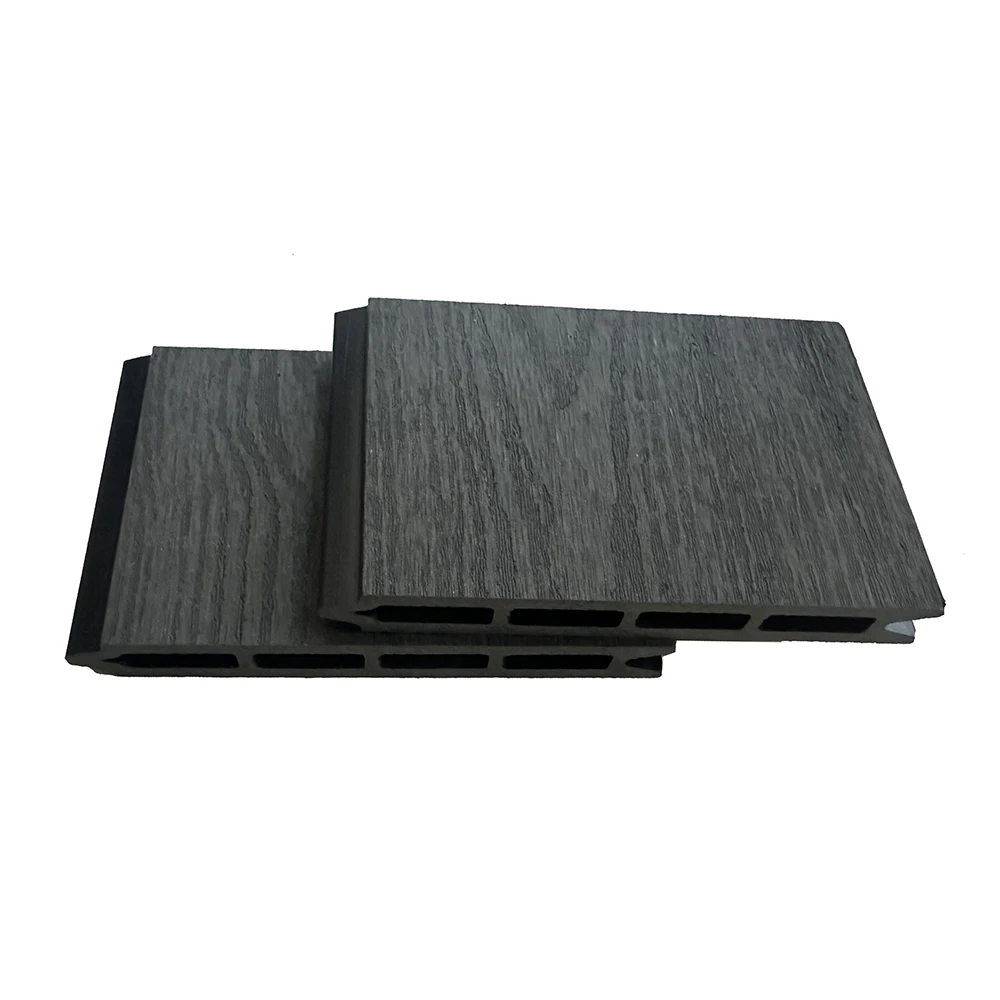 Adjustable Angle Black Powder Coated Aluminum Fence Post Channel Extrusion Outdoor Wpc Composite Panel