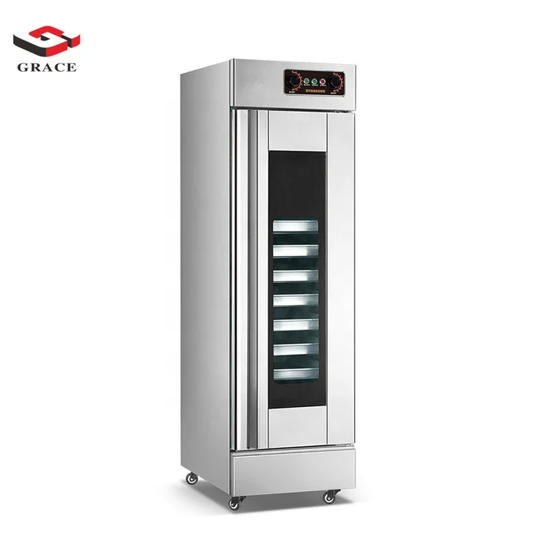 Commercial Single Door Bread Baking Proofer Machine Electric 13 Trays Bakery Proofer