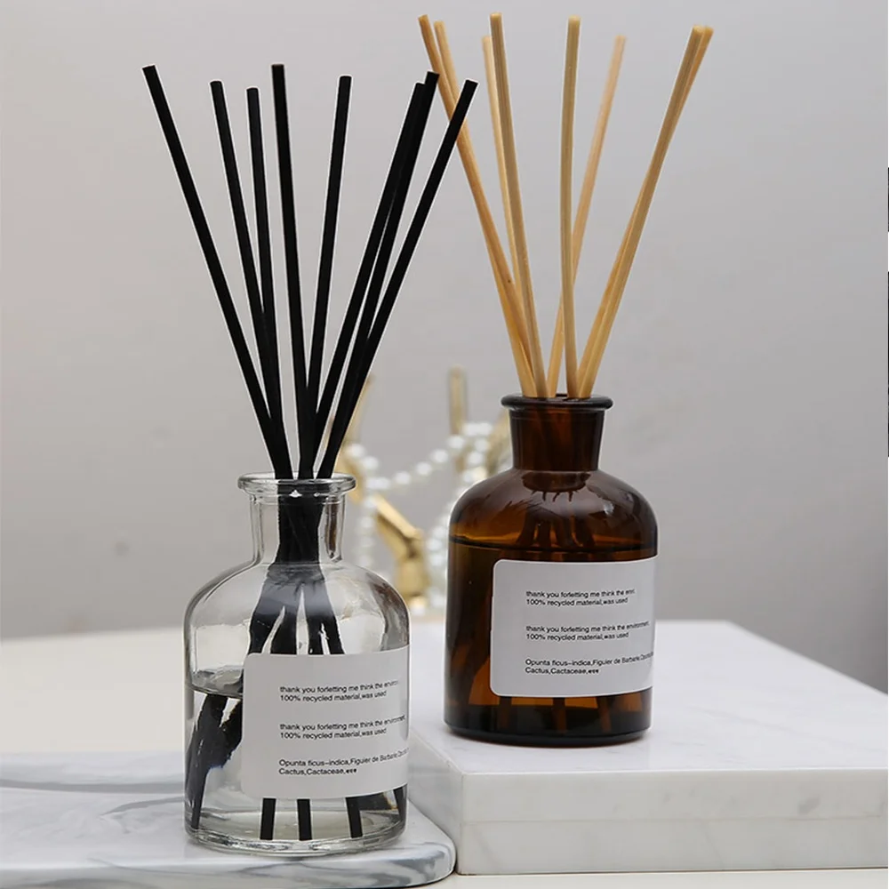 Reed Diffuser Fiber Aromatherapy Sticks Rattan No Glue Multicolor Perfume Aromatherapy Sticks for Decorative Aromatherapy