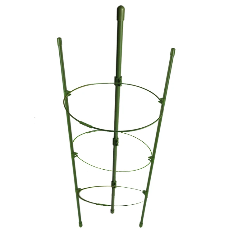 Plant Support Cages, 2 Pcs Garden Plant Stake with Adjustable Rings Tomato Cages Garden Stakes for Plants Climbing Peony Support