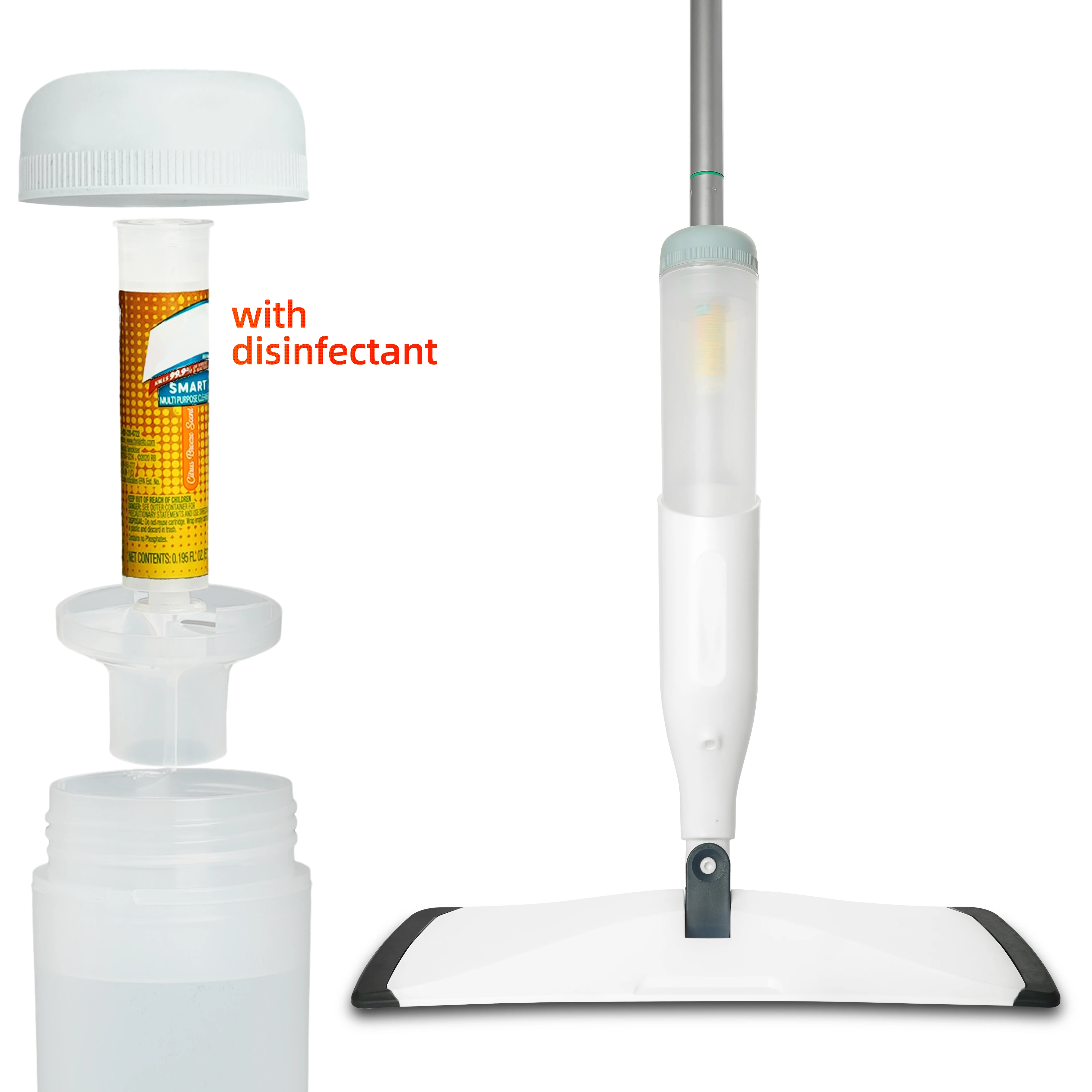 Jesun 2023 Manufacturer Wholesale Microfiber Spray Mop with 590ml Refill Bottle Wet Dry Dust Flat Mop for Floor Cleaning