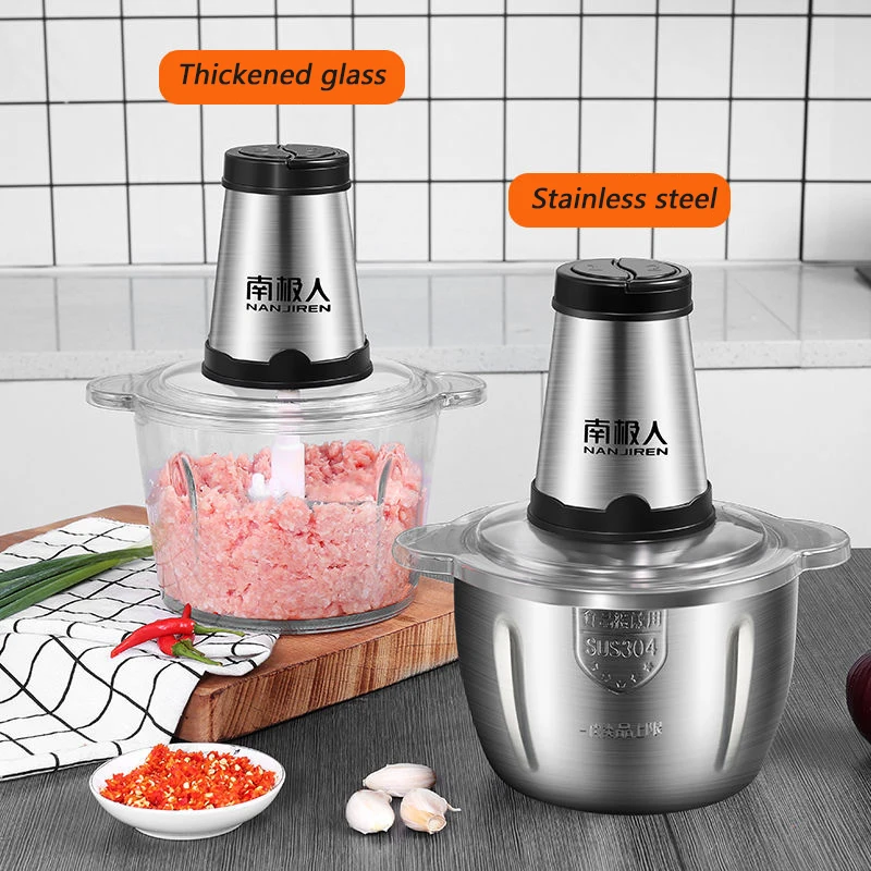 Household Mini 3l Vegetable Chopper Machine Meat Mincer Electric Meat Grinder Chopper