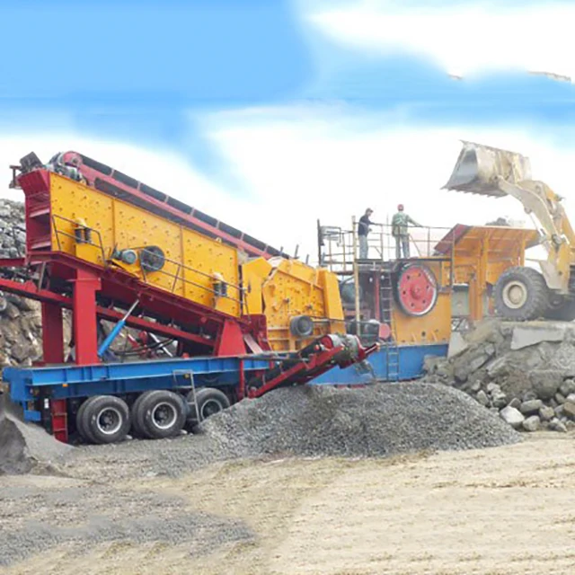 Portable crushing machine
