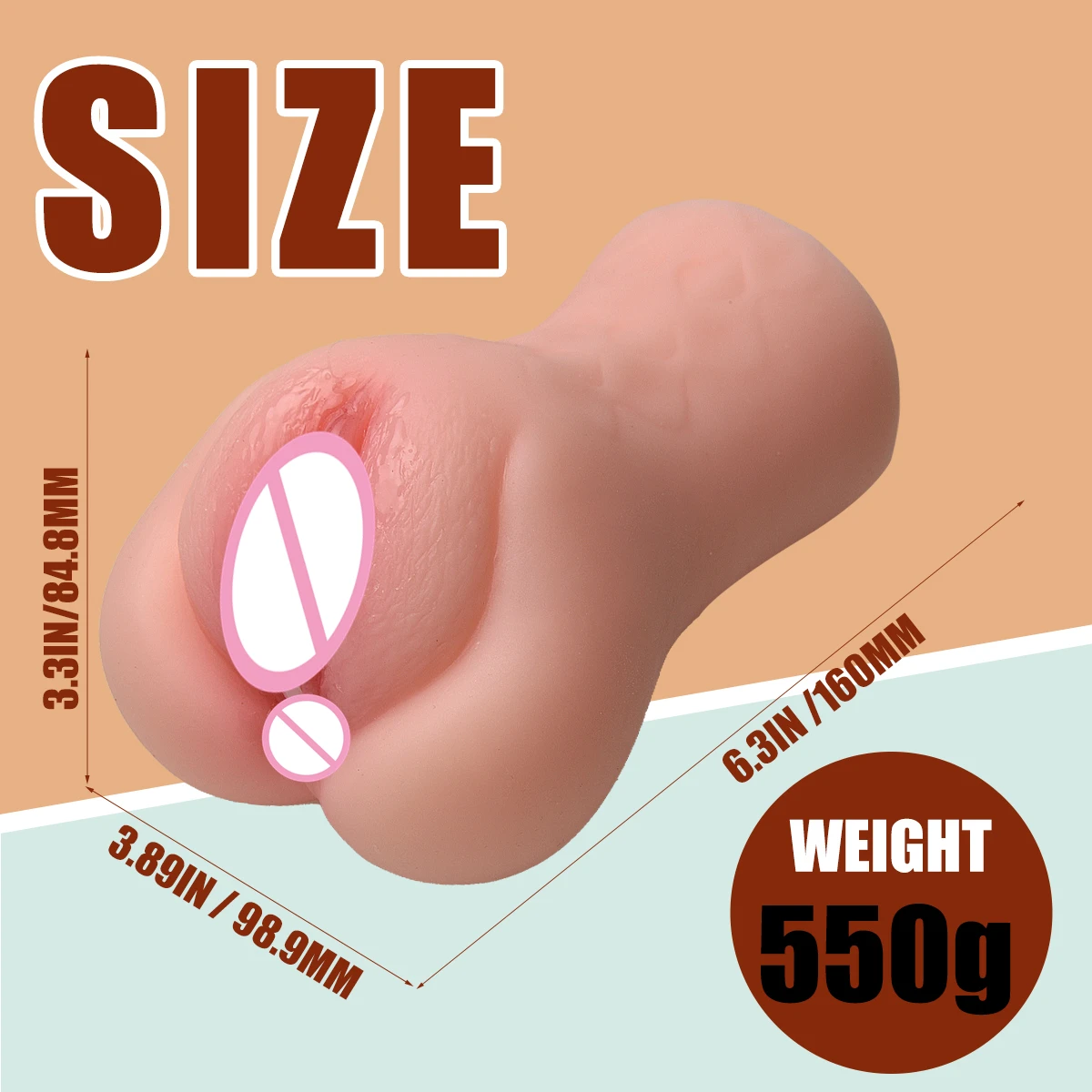 Hot sell pussy pocket 2 -in -1  Male Masturbators comfortable adult Sex shop sex products