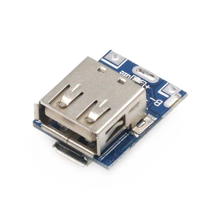 5V Boost Converter Step-Up Power Module Lithium Battery Charging Protection Board LED Display USB For DIY Charger 134N3P
