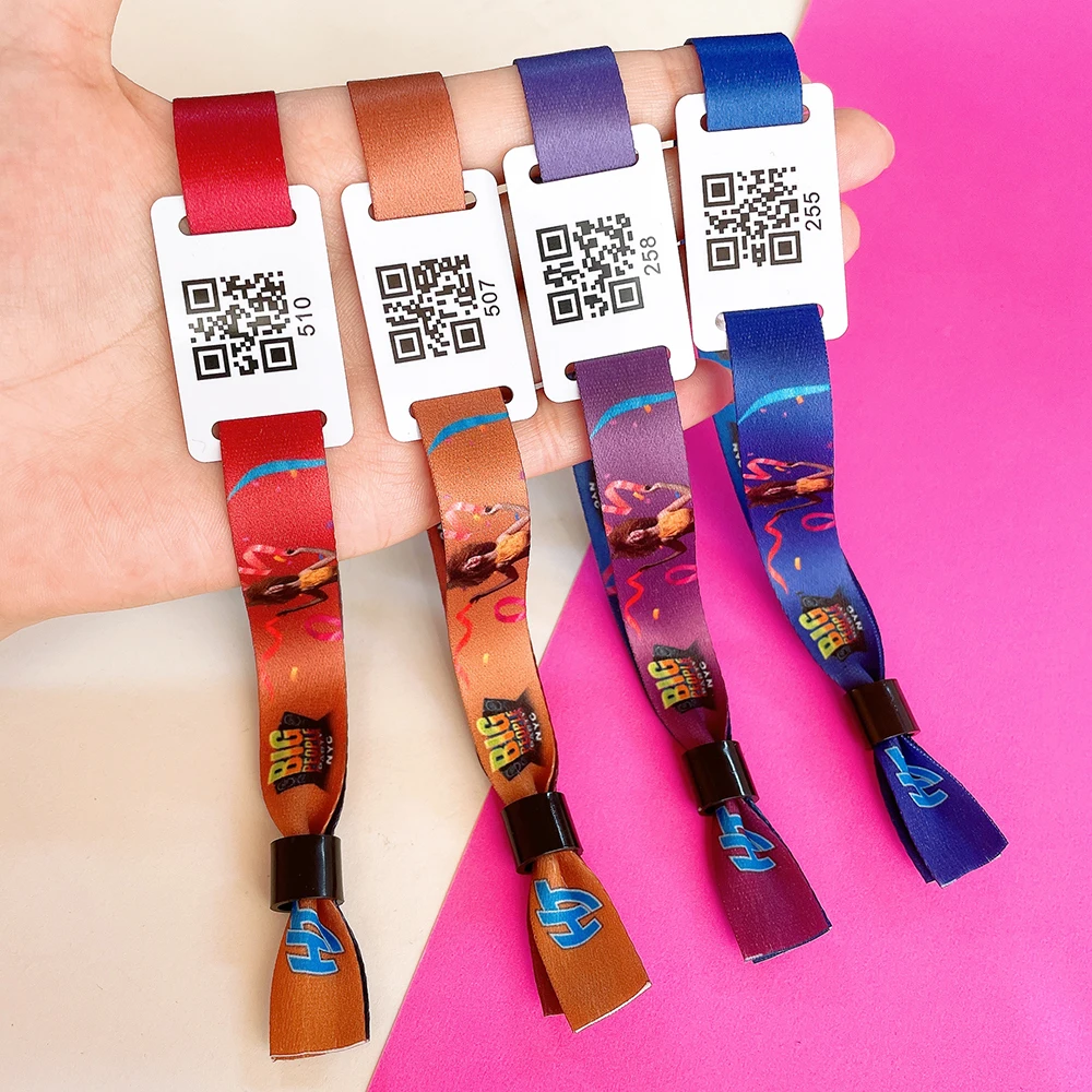 New products 2024 Cheap factory price RFID fabric wristband NFC textile bracelet