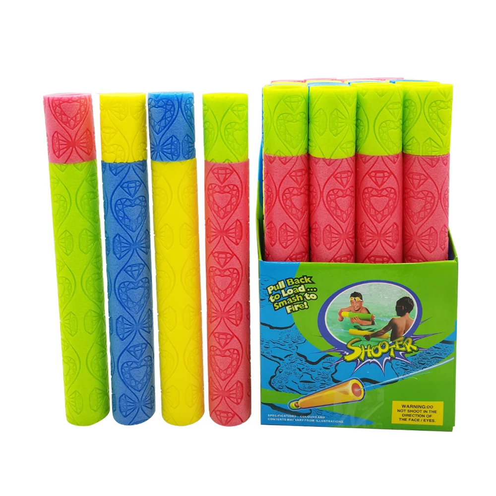 Customized kids summer outdoor toys eva foam air pressure pump water cannon