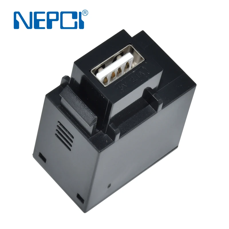 NEPCI Keystone type USB charger XJY-USB-34-5V/1A USB power socket outlet universal Type A USB charging module