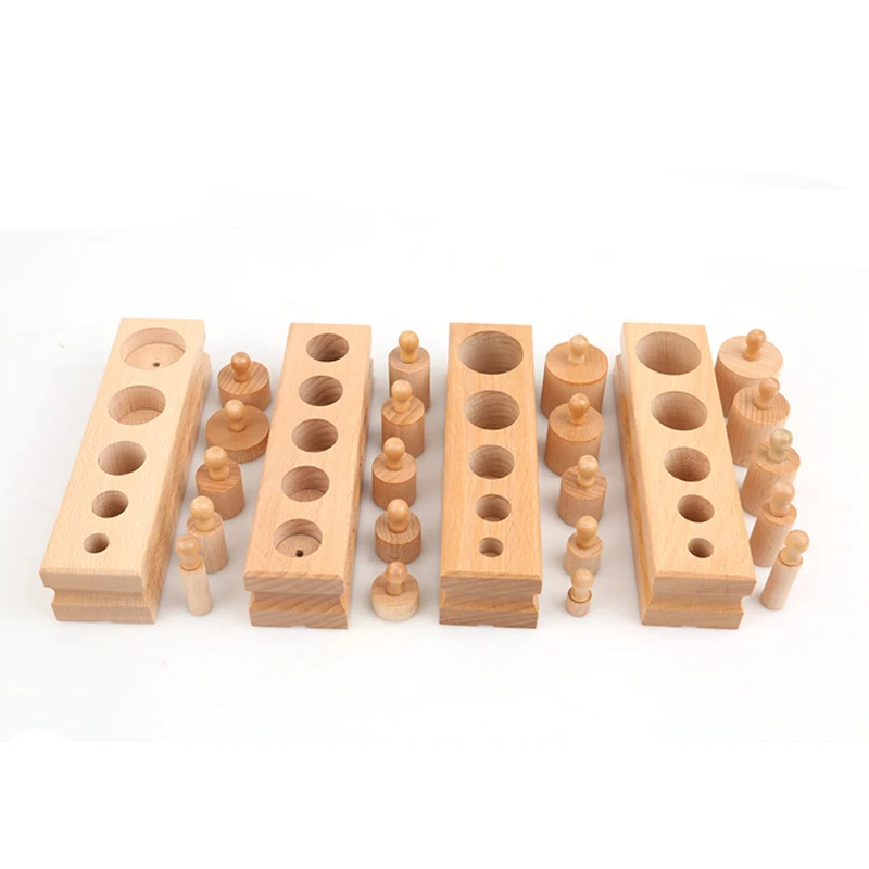 Russian Warehouse Puzzle Wooden Toys Montessori Educational Cylinder Socket Puzzle Toy Baby Development Practice Senses