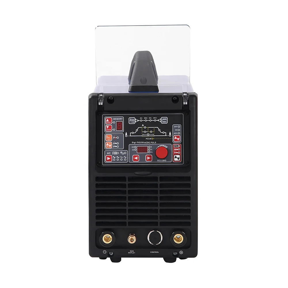 IGBT Inverter Digital Tig 250 AC DC Pulse TIG Arc Welding Machine