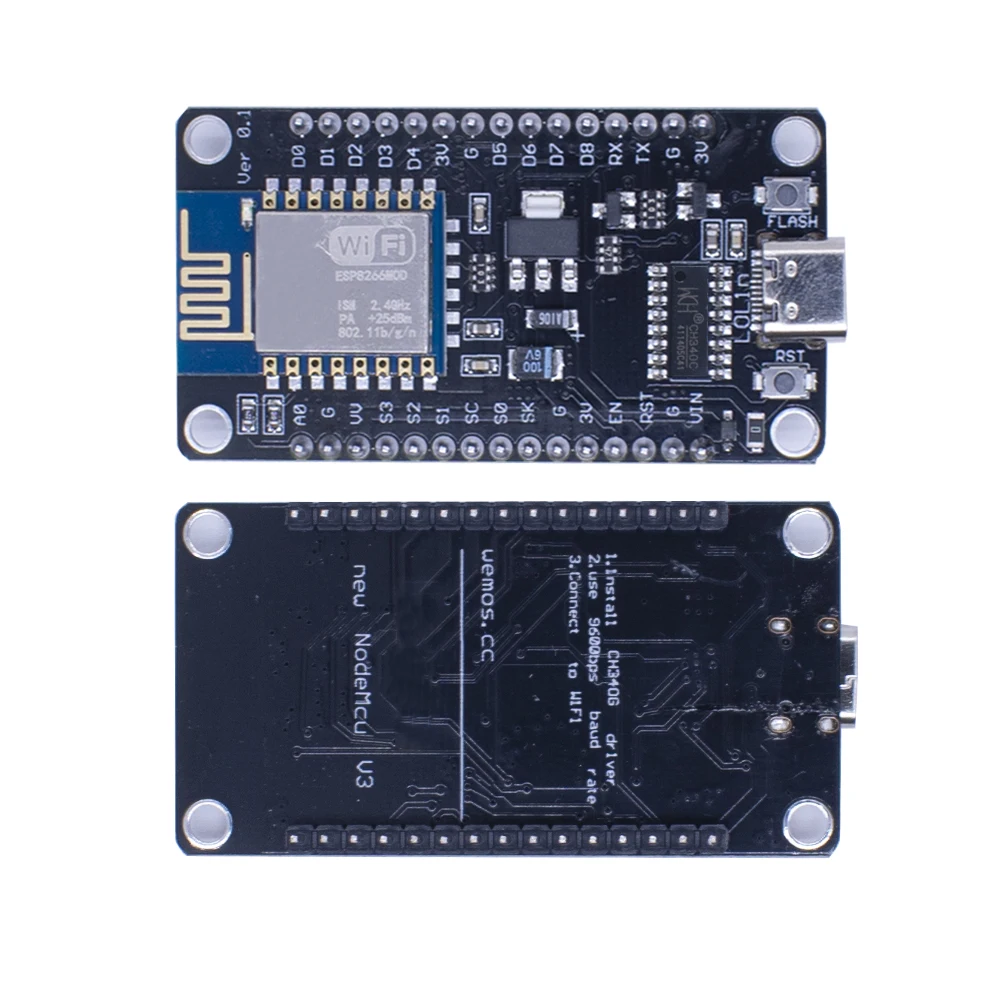 Type-C Bt WiFi Dual Core Nodemcu ESP32 Development Board CH340 ESP-WROOM-32