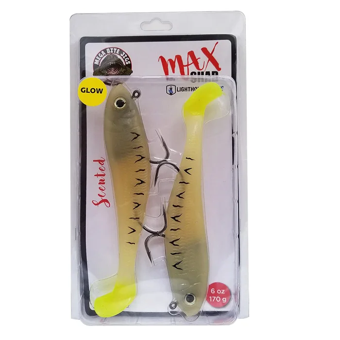 Clear PET clam shell blister pack fishing lure packaging