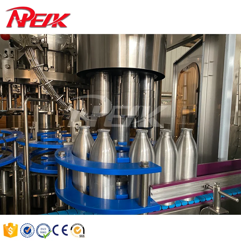 Glass bottle beer filling machine equipment/can filling production line